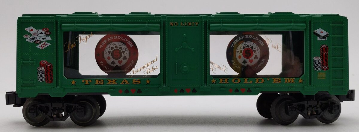 Lionel 6-29612 O Gauge Las Vegas Poker Chip Car LN/Box