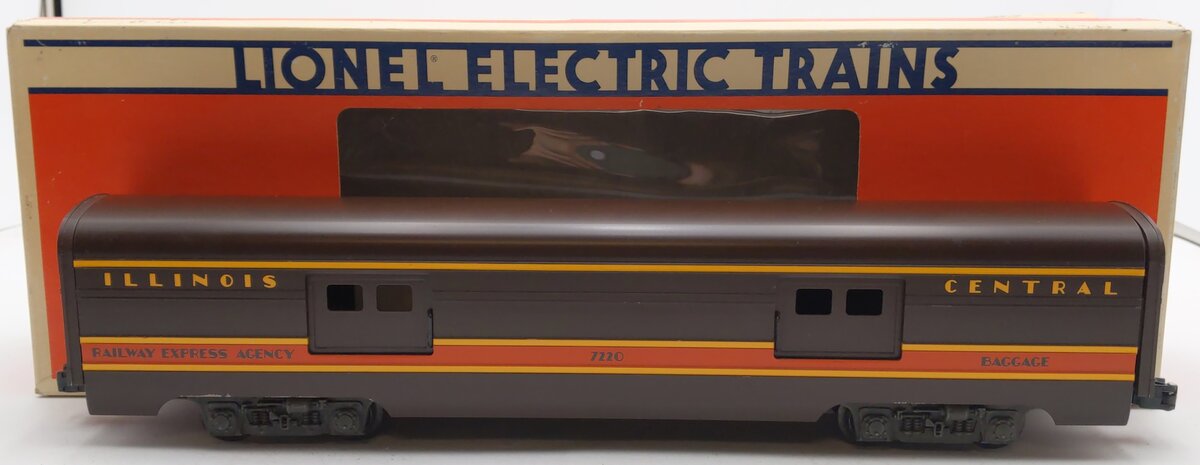 Lionel 6-7220 O Gauge Illinois Central Baggage Car #7220 EX/Box