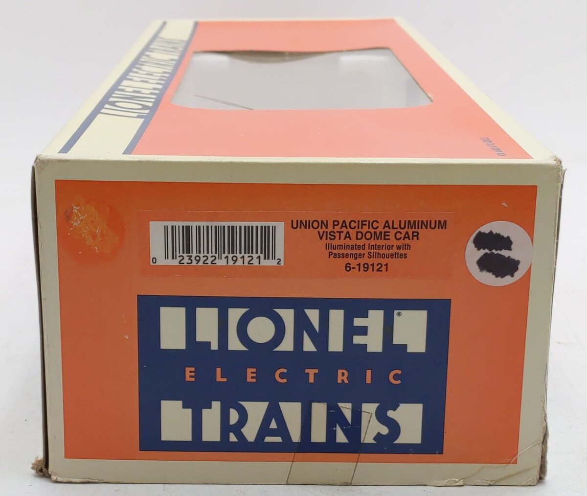 Lionel 6-19121 O Gauge Union Pacific Aluminum Vista Dome Passenger Car EX/Box