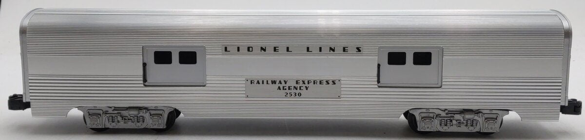 Lionel 6-19160 O Gauge Lionel Lines 2530 REA Aluminum Baggage Car EX/Box