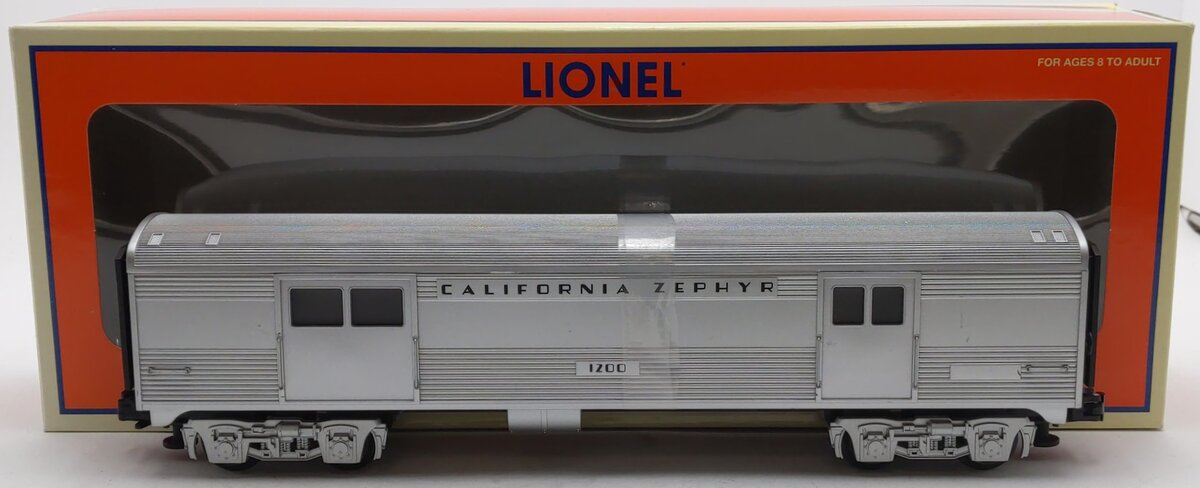 Lionel 6-25178 O California Zephyr Streamliner Passenger Car w/Train Sounds EX/Box