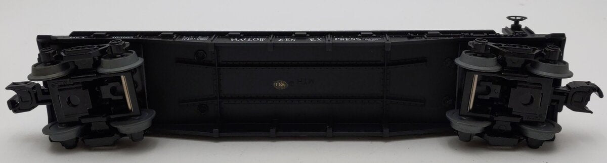 MTH 30-76655 O Gauge Halloween Express Flatcar with 40' Trailer #103105 LN/Box