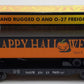 MTH 30-76655 O Gauge Halloween Express Flatcar with 40' Trailer #103105 LN/Box