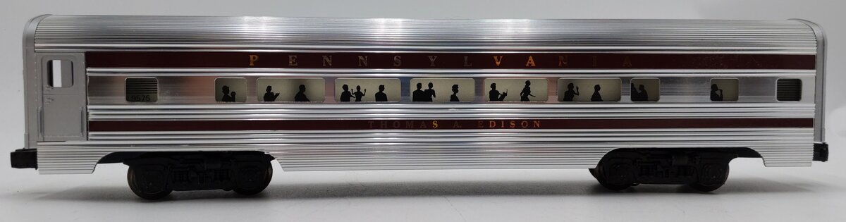 Lionel 6-9575 O Gauge Pennsylvania "Thomas A. Edison" Aluminum Passenger Car EX/Box