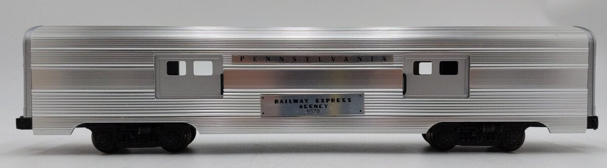 Lionel 6-9570 O Gauge Pennsylvania Railway Express Aluminum Baggage Car LN/Box