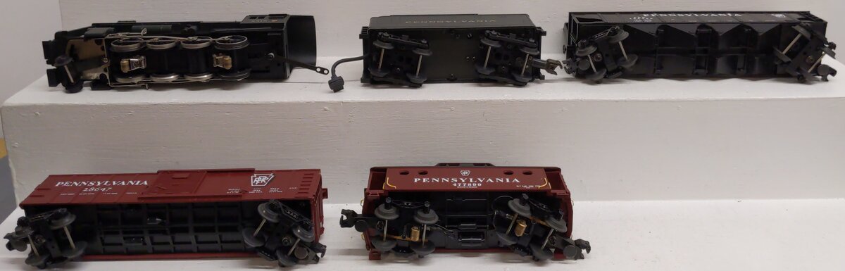 MTH 30-4023-1 O Pennsylvania 2-8-0 Steam Freight Train Set w/PS1 LN/Box