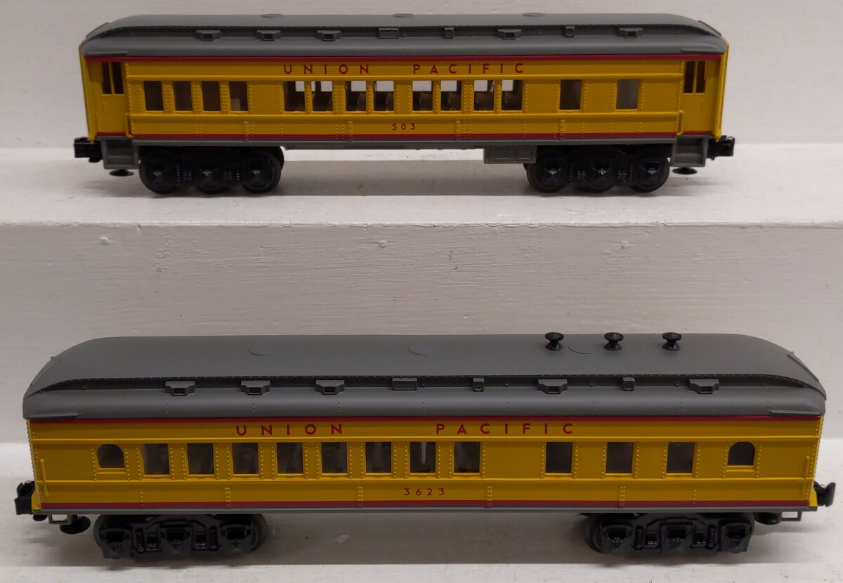 Lionel 6-25169 O Gauge Union Pacific 2-Car Baby Madison Passenger Cars LN/Box