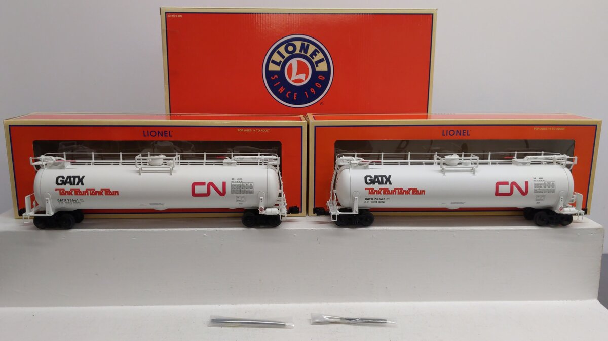 Lionel 6-29771 O CN TankTrain Tank Cars (Set of 2) EX/Box