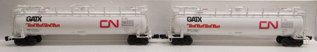 Lionel 6-29771 O CN TankTrain Tank Cars (Set of 2) EX/Box