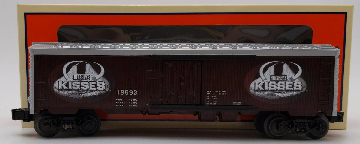 Lionel 6-19593 O Gauge Hershey's Kisses Wood Reefer EX/Box