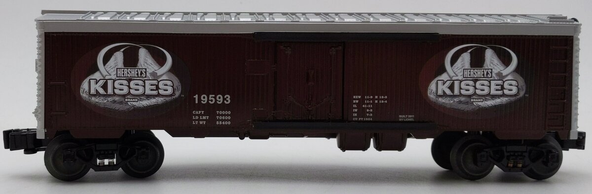 Lionel 6-19593 O Gauge Hershey's Kisses Wood Reefer EX/Box