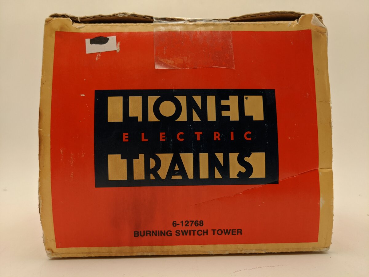 Lionel 6-12768 O Gauge Burning Switch Tower EX/Box