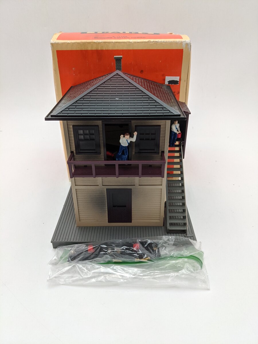 Lionel 6-12768 O Gauge Burning Switch Tower EX/Box