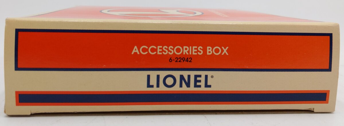 Lionel 6-22942 O Scale Barrels, Logs, Bumpers Accessories Pack LN/Box