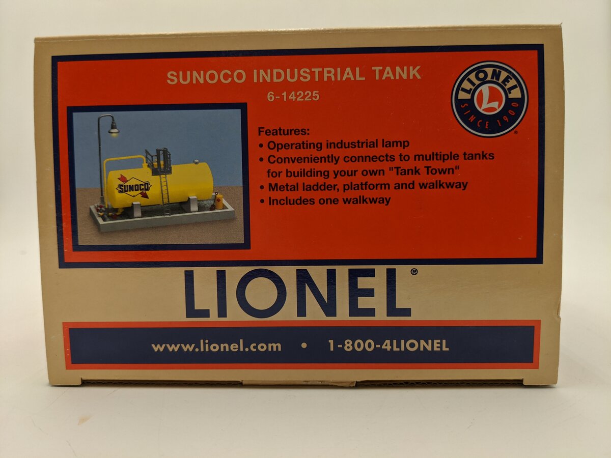 Lionel 6-14225 O Gauge Sunoco Industrial Tank VG/Box