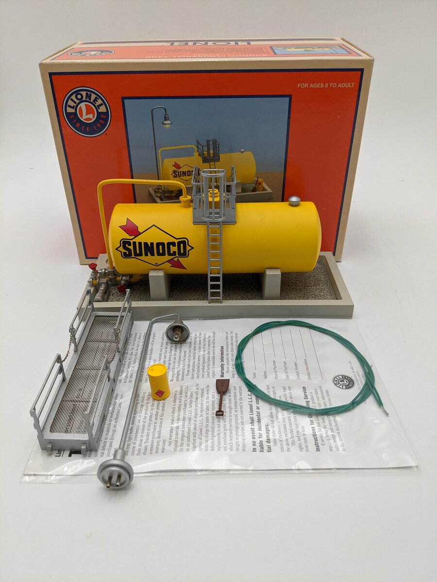Lionel 6-14225 O Gauge Sunoco Industrial Tank EX/Box