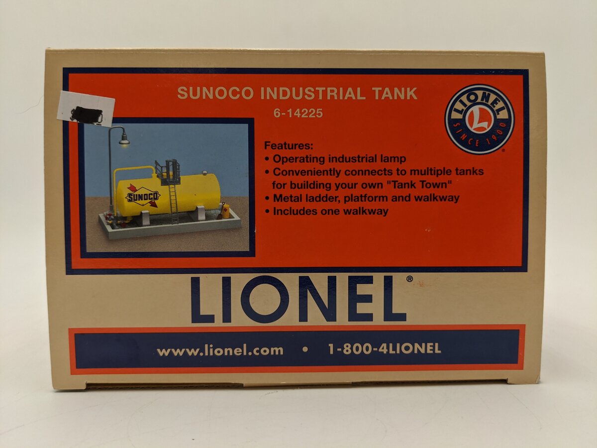 Lionel 6-14225 O Gauge Sunoco Industrial Tank EX/Box