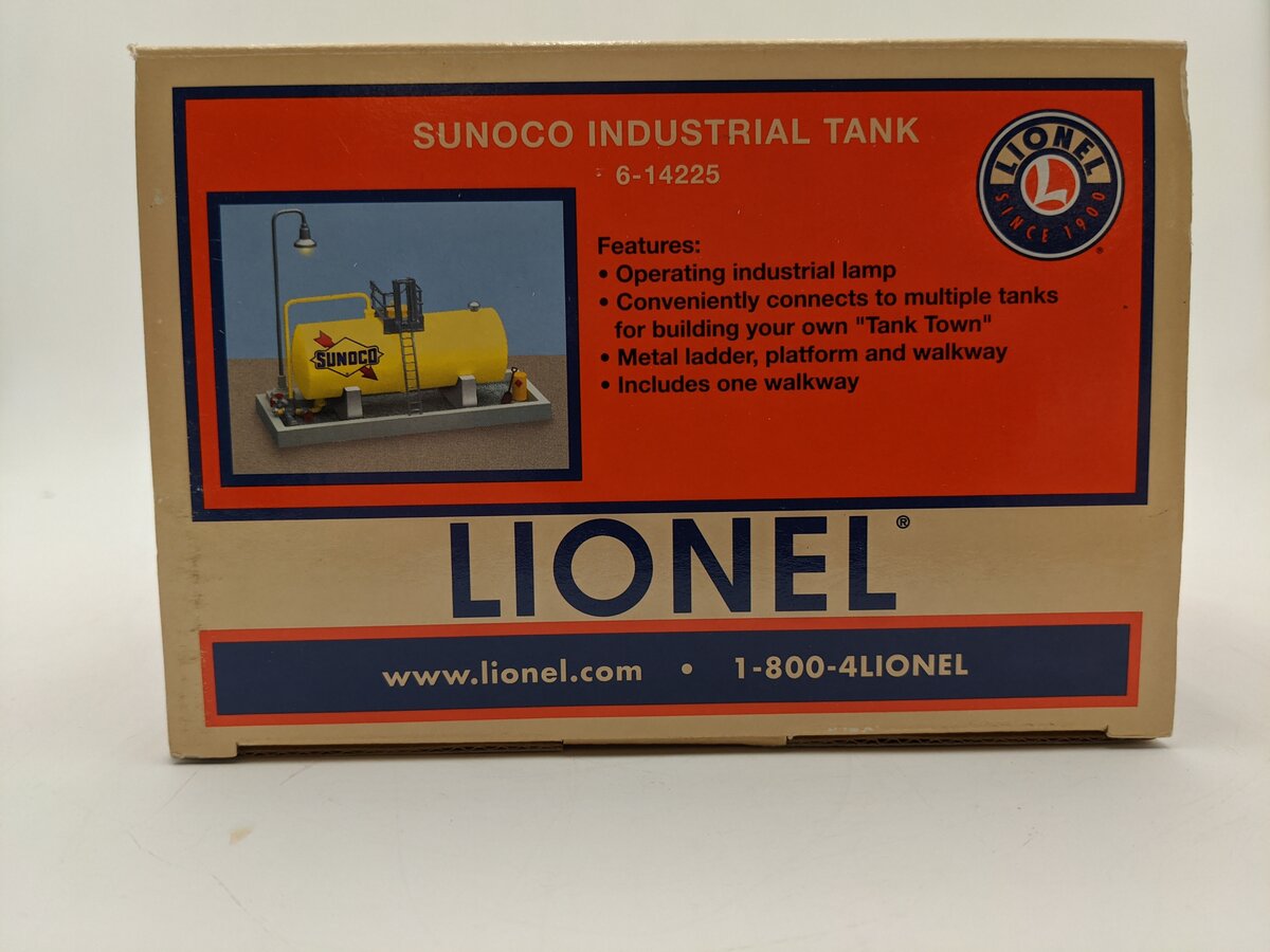 Lionel 6-14225 O Gauge Sunoco Industrial Tank VG/Box