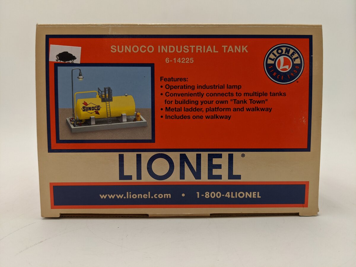 Lionel 6-14225 O Gauge Sunoco Industrial Tank VG/Box