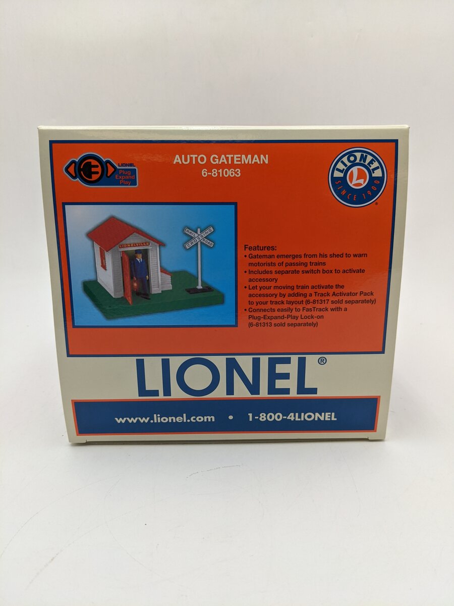 Lionel 6-81063 O Assembled Classic Automatic Gateman EX/Box