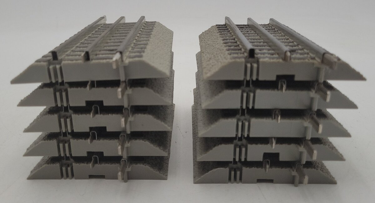 Lionel 6-12024 O Gauge FasTrack 5" Straight Track Section (10) VG