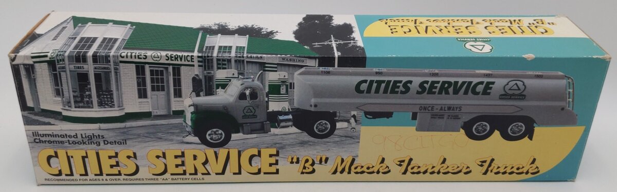 JMT 1960 Mack B Model Cities Service Tanker Truck Semi 1:43 Scale EX/Box