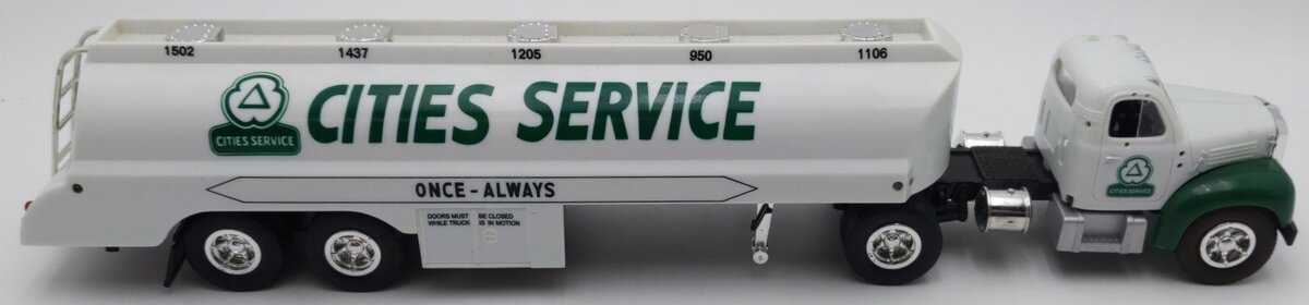 JMT 1960 Mack B Model Cities Service Tanker Truck Semi 1:43 Scale EX/Box