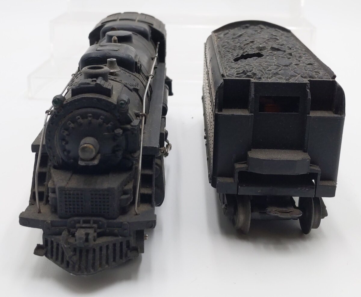 Lionel 2026 Vintage O 2-6-4 Diecast Steam Locomotive & 6466WX Tender VG