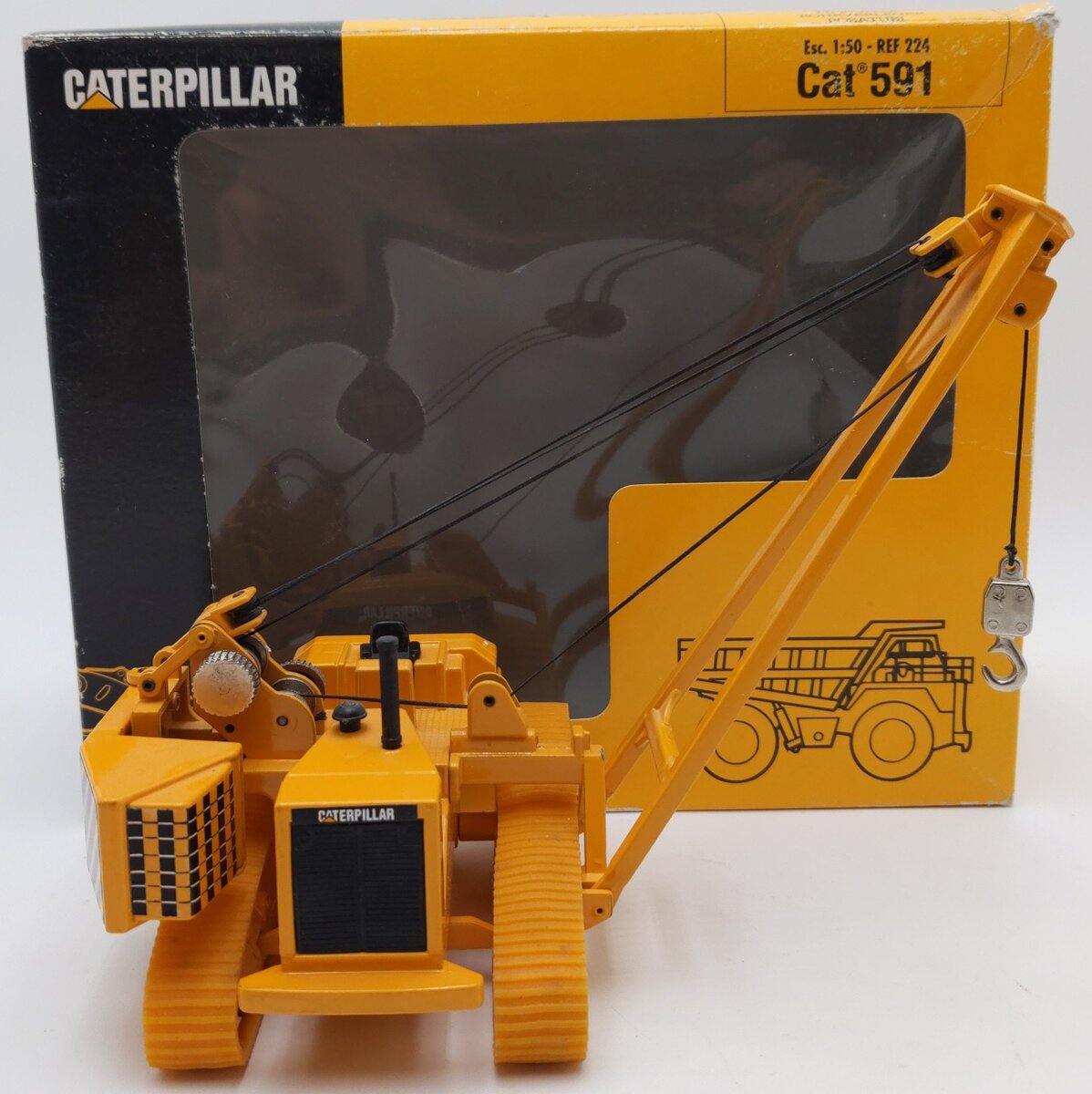 Joal 224 1:50 Scale Caterpillar C-591 Pipe Layer Diecast EX/Box