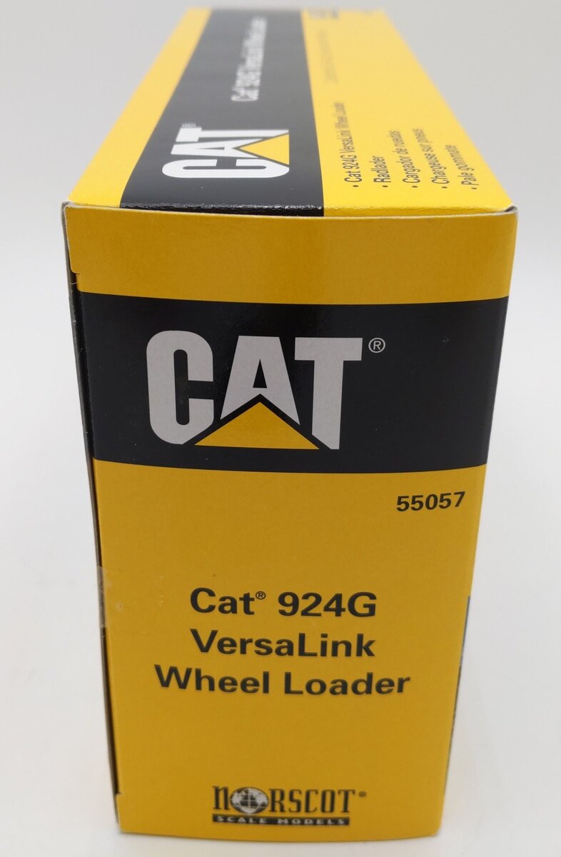 Norscot 55057 1:50 Diecast Caterpillar 924G Versalink Wheel Loader w/Work Tools EX/Box