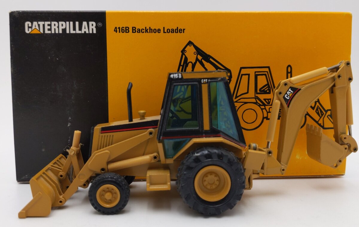NZG 2851 1:50 Scale Diecast Caterpillar 416B Backhoe Loader EX/Box