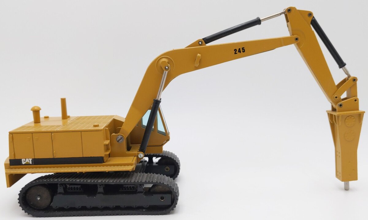 NZG 377 1:50 Scale Caterpillar 245 Excavator w/ Hydraulic Hammer EX/Box