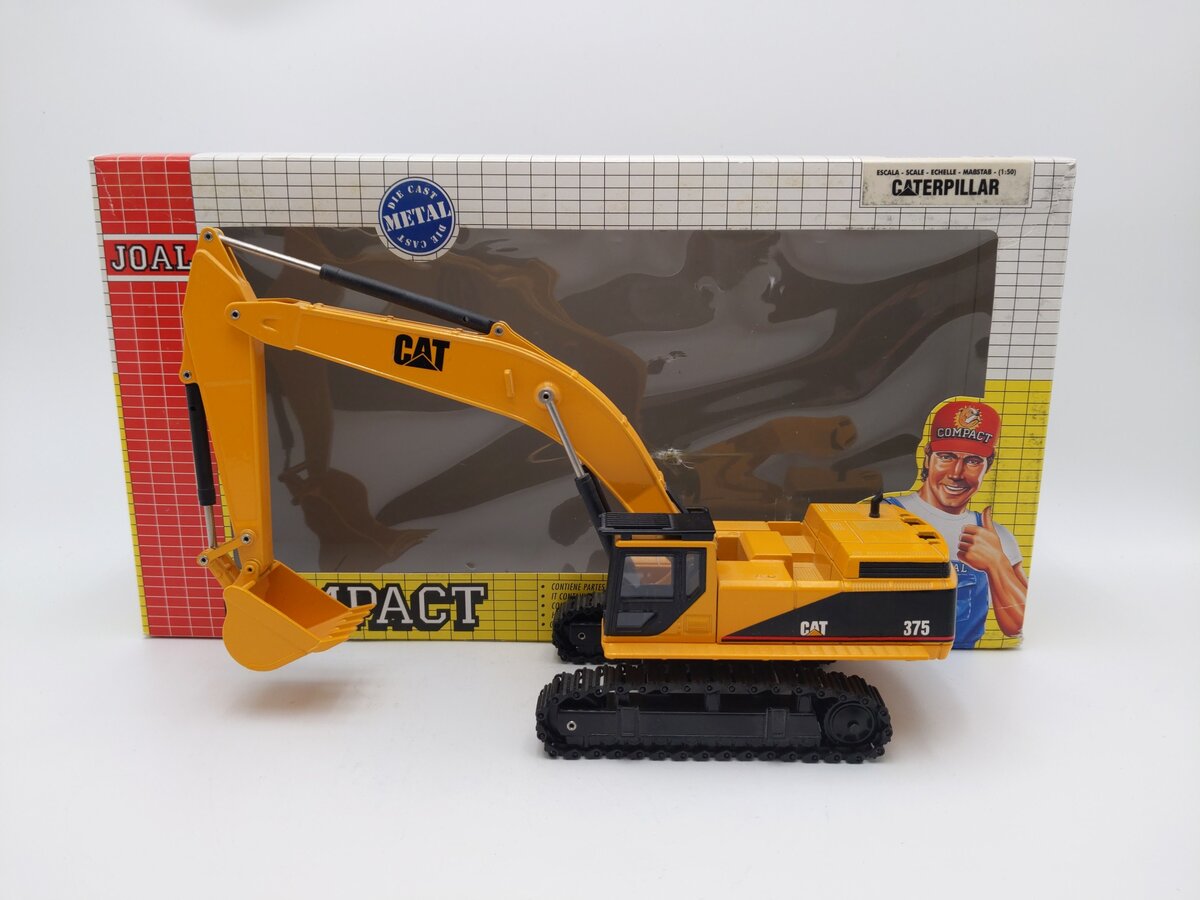 Joal 189 1:50 Scale Diecast Caterpillar 375 Hydraulic Excavator EX/Box