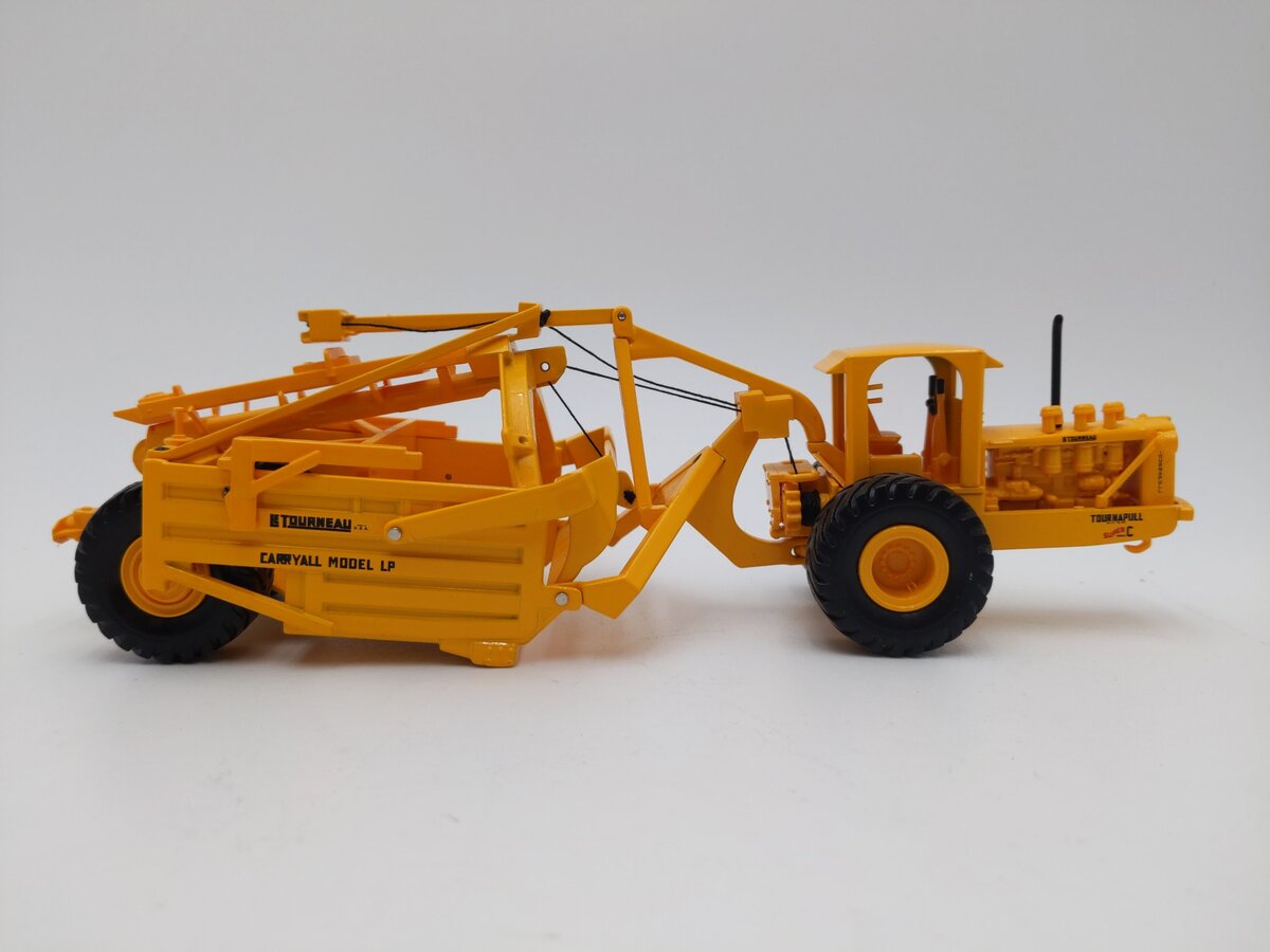 Spec-Cast CON005 1:50 LeTourneau Super C Tournapull with LP Carryall Scraper EX/Box