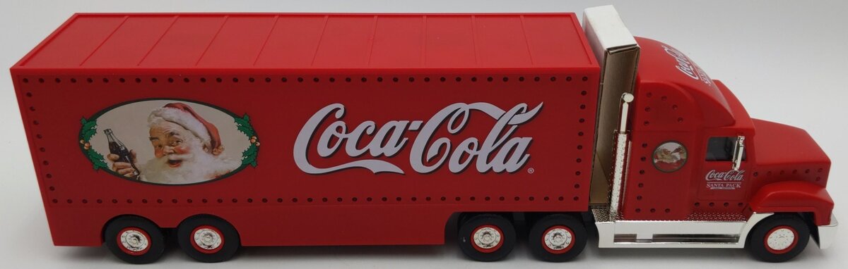 Coca-Cola 10228 1:43 2001 Holiday Dual Classic Carrier w/'55 & '57 Thunderbirds EX/Box