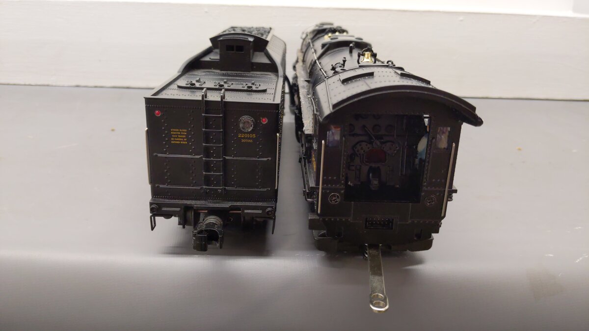 MTH 20-3036-1 O Gauge N&W 2-6-6-4 Class A Steam Locomotive & Tender w/PS1 #1218 VG
