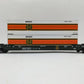 MTH 20-95005 O Gauge BNSF Husky Stack Car w/ Containers #60101 EX