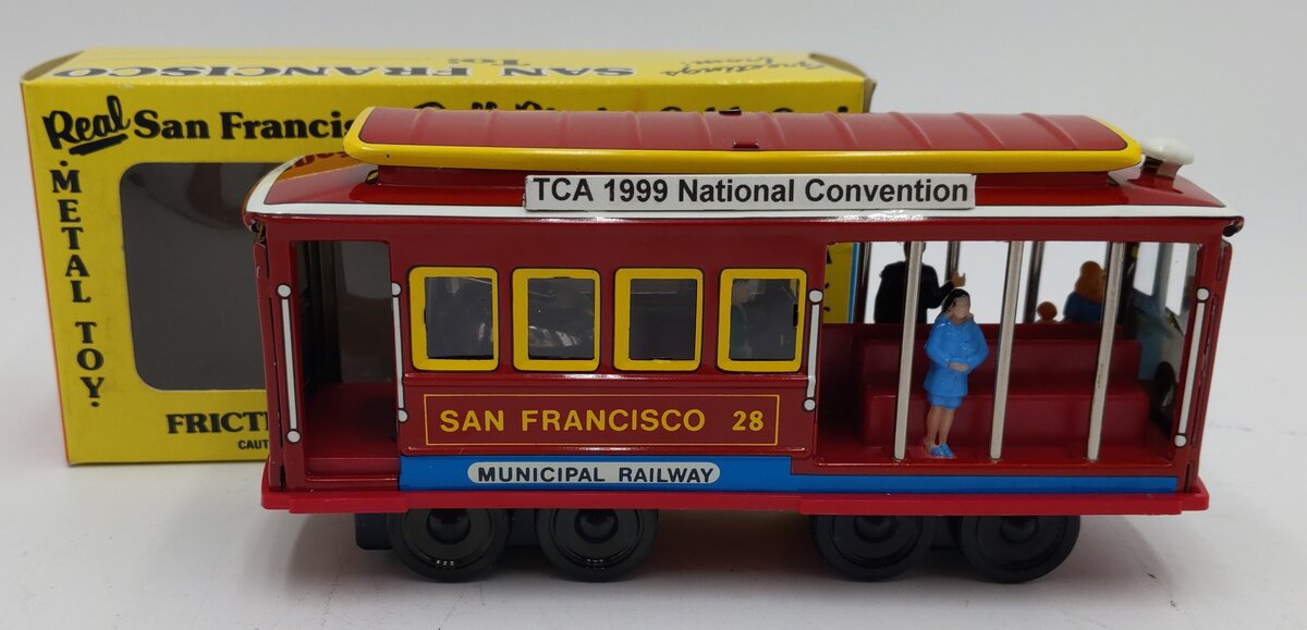 Mico San Francisco 28 Municipal Railway Metal Toy LN/Box