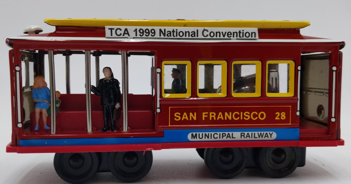 Mico San Francisco 28 Municipal Railway Metal Toy LN/Box