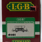 LGB 4141 G Scale OEG Europeon Four-Wheel Ballast Car NIB