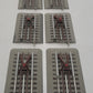 Lionel 6-12035 O Gauge FasTrack Lighted Bumper (3 Sets of 2) EX
