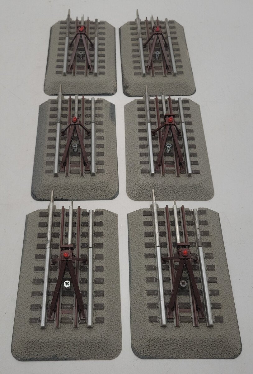Lionel 6-12035 O Gauge FasTrack Lighted Bumper (3 Sets of 2) EX