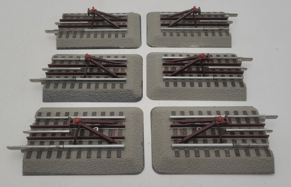 Lionel 6-12035 O Gauge FasTrack Lighted Bumper (3 Sets of 2) EX