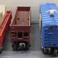 Lionel O Gauge Vintage Freight Cars #2465,X3454,25000,25000,X2454,3424,3444 [7] VG
