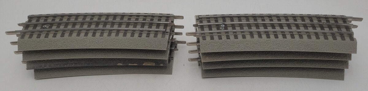 Lionel 6-12061 O Gauge FasTrack O-84 Curve Track Sections (8) EX