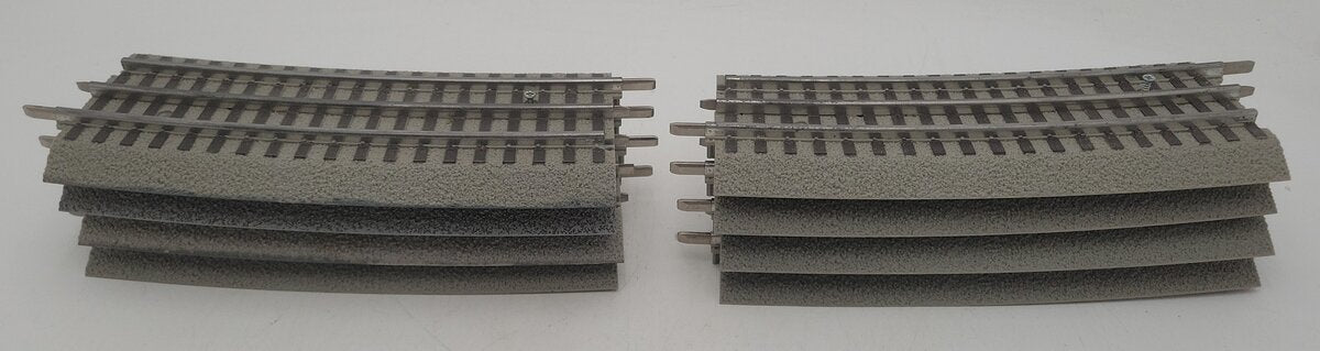 Lionel 6-12061 O Gauge FasTrack O-84 Curve Track Sections (8) EX