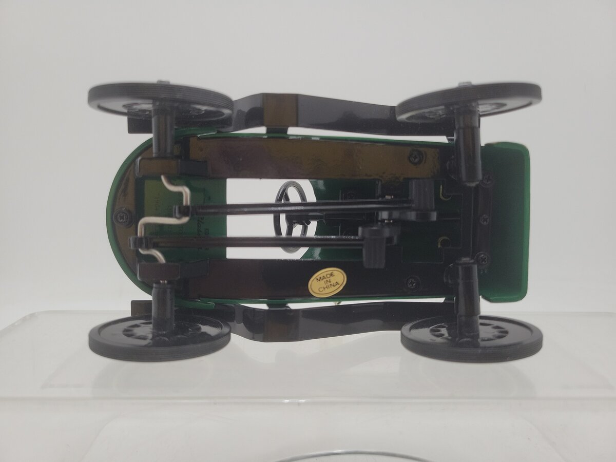 Hallmark Garton Tin Lizzie Green & Yellow Classic Kiddie Pedal Car EX
