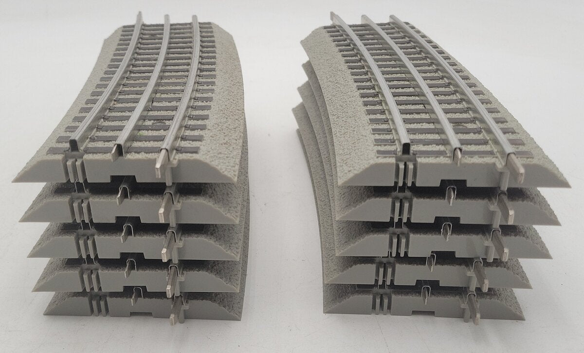 Lionel 6-12061 O Gauge FasTrack O-84 Curve Track Sections (10) EX