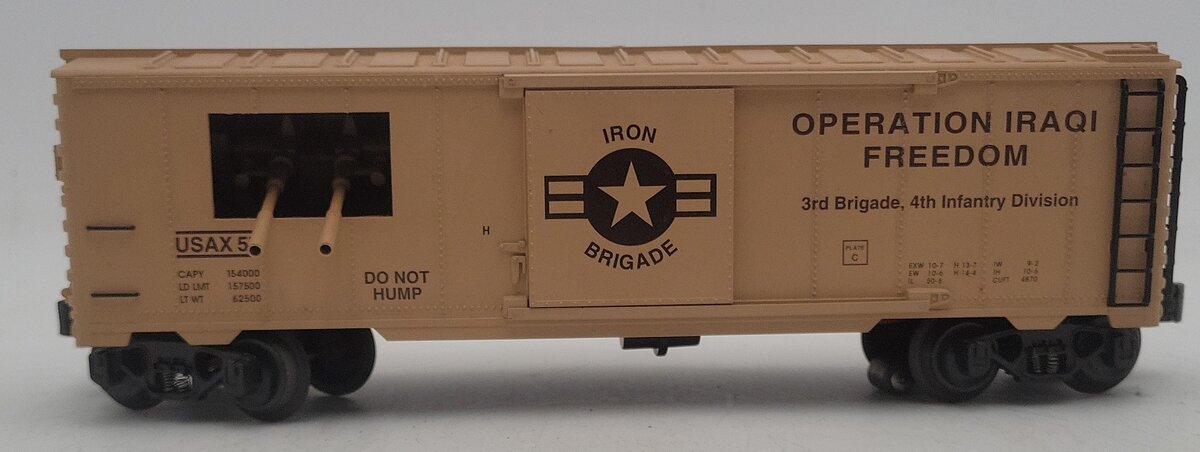 Lionel O Gauge USAX Iron Brigade Boxcar #57 EX