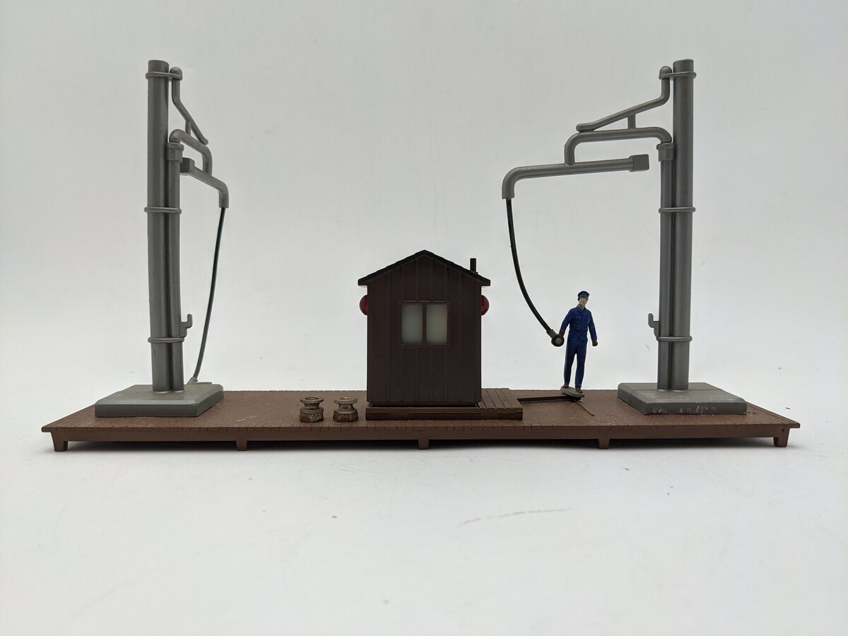 Marx 1450 Vintage O Operating Fueling Station VG
